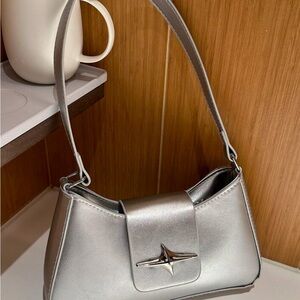 Silver Designer Women's Bag